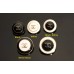 C107-2- Black White Buttons 0.47-1"(12-25mm) C107-2-O