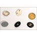 C111- Oval Buttons 0.5"x0.7"(13mmx18mm) C111-O