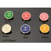 C121-1 - Brushed Buttons - 0.79"(20mm) C1211-1-O