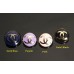 C135-1- Letter Buttons  0.79"/0.9"(20mm/23mm) C135-1-O