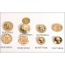 C139 - Gold Buttons Sewing  0.7"-0.95"(17mm-24mm) C139-O