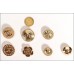 C139 - Gold Buttons Sewing  0.7"-0.95"(17mm-24mm) C139-O