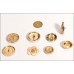 C139 - Gold Buttons Sewing  0.7"-0.95"(17mm-24mm) C139-O