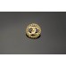 C148 -1- Gold Hollow Buttons 0.79"/1"(20/25mm) C148-1-O