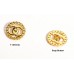 C148 -2- Gold Snap Buttons 1"(25mm) C148-2-O