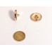 C99 - Round Gold Buttons 0.7"(18mm) C99-O