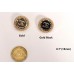 C99 - Round Gold Buttons 0.7"(18mm) C99-O