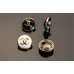 C10 - Metal Bead CC Buttons Custom Shirt Luxury OverCoat Sewing DIY (20mm)