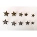 C15 - Star Bronze Buttons Bead Custom Shirt Luxury OverCoat Sewing DIY Supplies (12mm~22mm)- c15