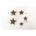 C15 - Star Bronze Buttons Bead Custom Shirt Luxury OverCoat Sewing DIY Supplies (12mm~22mm)- c15