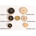 C2- Custom Handwork Chanel Buttons Metal Luxury OverCoat Sewing DIY (15mm-25mm) 