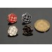 C26 - Small Flower Buttons Custom Replacement Metal Luxury OverCoat Sewing DIY Handwork 0.47"(12mm)- c26-1