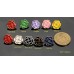 C26 - Small Flower Buttons Custom Replacement Metal Luxury OverCoat Sewing DIY Handwork 0.47"(12mm)- c26-1