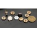 C26 - Small Flower Buttons Custom Replacement Metal Luxury OverCoat Sewing DIY Handwork 0.47"(12mm)- c26-1