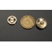 C28 - Gold CC Buttons Custom Fastener Sewing DIY 0.47"/0.55"(12mm/14mm) - C28