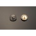 C32 - Luxury Buttons Twin C Custom Electroplating Replacement Metal OverCoat Sewing DIY Handwork 0.87"(22mm/20mm )- c32