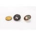 C38 - Antique Buttons Custom Famous Brand Bead Luxury OverCoat Metal Sewing DIY 1"/0.79"(25mm/20mm)- c38