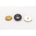 C38 - Antique Buttons Custom Famous Brand Bead Luxury OverCoat Metal Sewing DIY 1"/0.79"(25mm/20mm)- c38