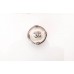 C4 - Silver Edge Buttons Chanel Custom Shirt Bead MetalOverCoat Sewing DIY CC Button 0.79"~1" (20mm-25mm) 