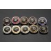 C41-1 - Black Diamond Buttons 0.87"(22mm)- c41-1