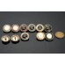 C41-2- Pearl Diamond Buttons 0.79"(20mm)- c41-2