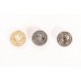 C9 - Round Cap Buttons Custom Shirt Metal Bead Luxury OverCoat Sewing DIY (20mm)  