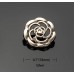 C8 - Flower Metal Buttons Custom Shirt BeadMetal Luxury OverCoat Sewing DIY 0.7" (18mm) -c 8-2