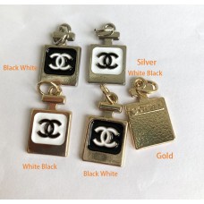 Cu155 - Chanel Pendant CC Hollow Charm Buttons Zipper Pull 0.79"(20mm) cu155