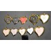 Cu23 -1 - Heart Buttons Love Charm 0.87"(22mm) cu23-1