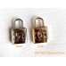 cu64- Lock Buttons Ring Charm 0.87"x0.5"(22mmx13mm) cu64