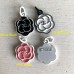 Cu66 - Small Flower Charm Custom  Ring Replacement Sewing DIY Handwork 0.47"(12mm)- cu66