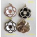 Cu72 - Big Flower Buttons Ring Charm 1.18"(30mm) cu72