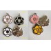 Cu72 - Big Flower Buttons Ring Charm 1.18"(30mm) cu72