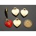 Cu8 - Small Heart Buttons 0.67"x0.83"(17mmx21mm) cu8