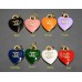 Cu8 - Small Heart Buttons 0.67"x0.83"(17mmx21mm) cu8