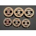 J10-1 - Jewel Hollow Buttons - 1.06"(27mm) - J10-1