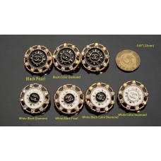 J18 - Sun Gem Buttons -0.87"(22mm)- J18