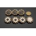 J18 - Sun Gem Buttons -0.87"(22mm)- J18