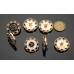 J18 - Sun Gem Buttons -0.87"(22mm)- J18