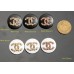 J29 - Thick Diamond Buttons - 0.87"(22mm)- J29