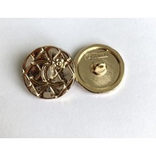 C387 - Coco Button Chanel Button CC Button Gold Buttons - 0.79"(20mm) C387-N-2