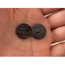 C402 - Buttons CC Button Black Replicas Dupplier - 0.79"(18mm) - c402