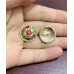 C409-  Gold Button Diamond Buttons Jewelry Sewing- 0.7"(20mm) - c409