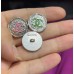 C412-  Silver Button Vintage Buttons CC Button Sewing - 0.79"(20mm) - c412