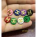 C417-  Gold Button Small Buttons CC Button Sewing clbtton - 0.47"(12mm) - c417