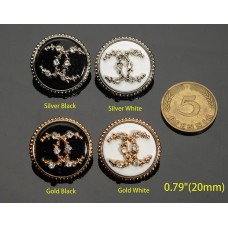 C290 - Diamnond Buttons Flower 0.79"(20mm) - C290