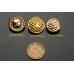 C213 - Gold Sweater Buttons 0.67"-0.79"(17mm-20mm) C213-N