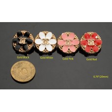 C303 - Gold Buttons - 0.79"(20mm) C303-N