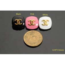 C321 - Square Buttons - 0.59"(15mm) C321-N