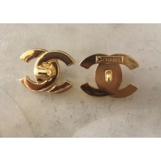 C370 - Gold Hollow Vintage Buttons 0.87"(22mm) - c370